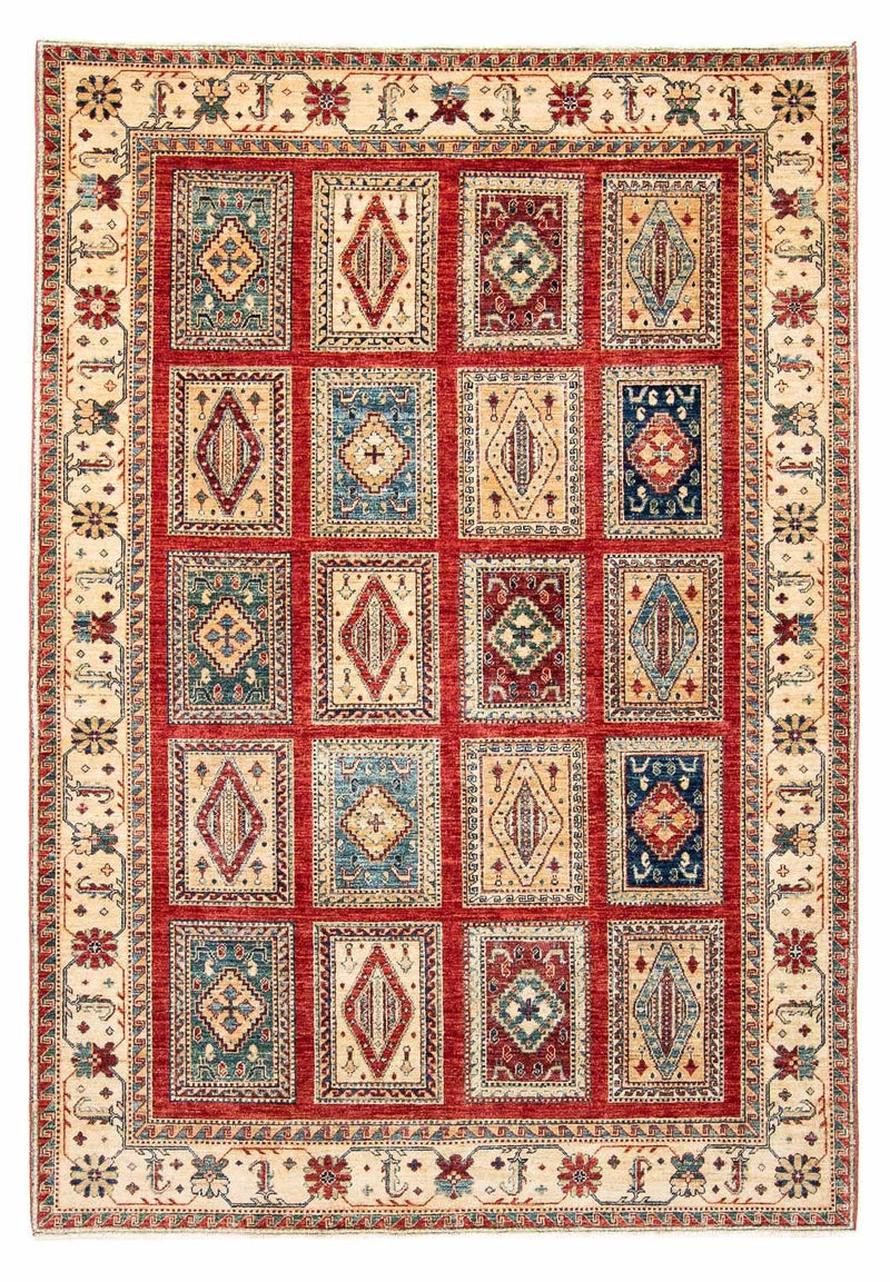 Tapete Ziegler - 243 x 174 cm - vermelho escuro