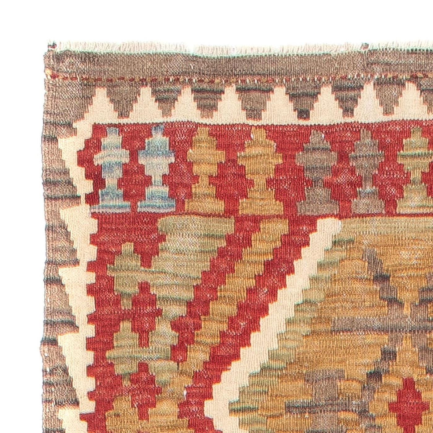 Kilim Maimana Tapete 393x77cm - Tapete de lã