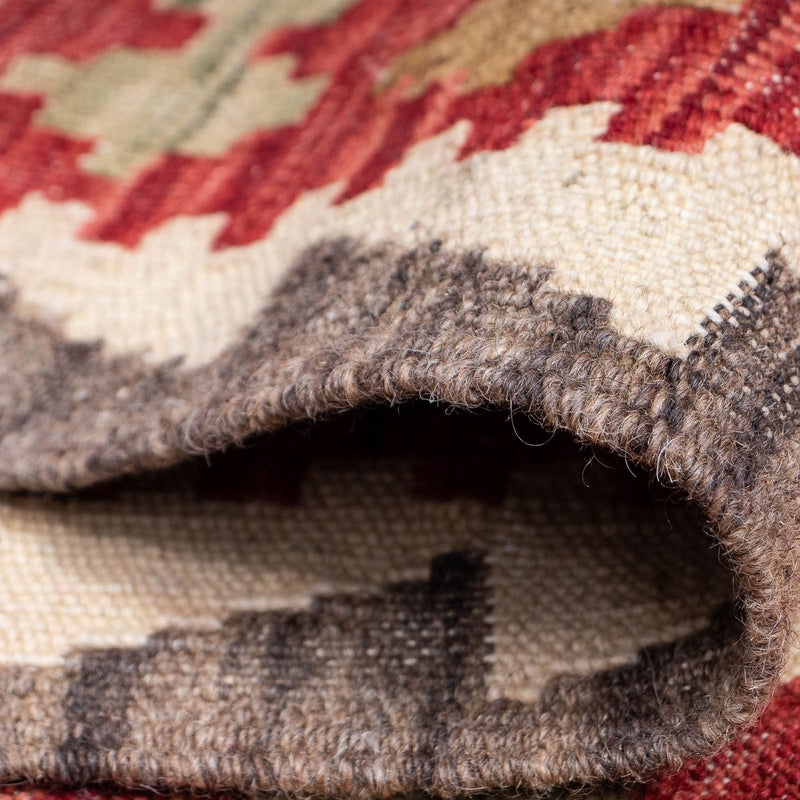 Kilim Maimana Tapete 393x77cm - Tapete de lã
