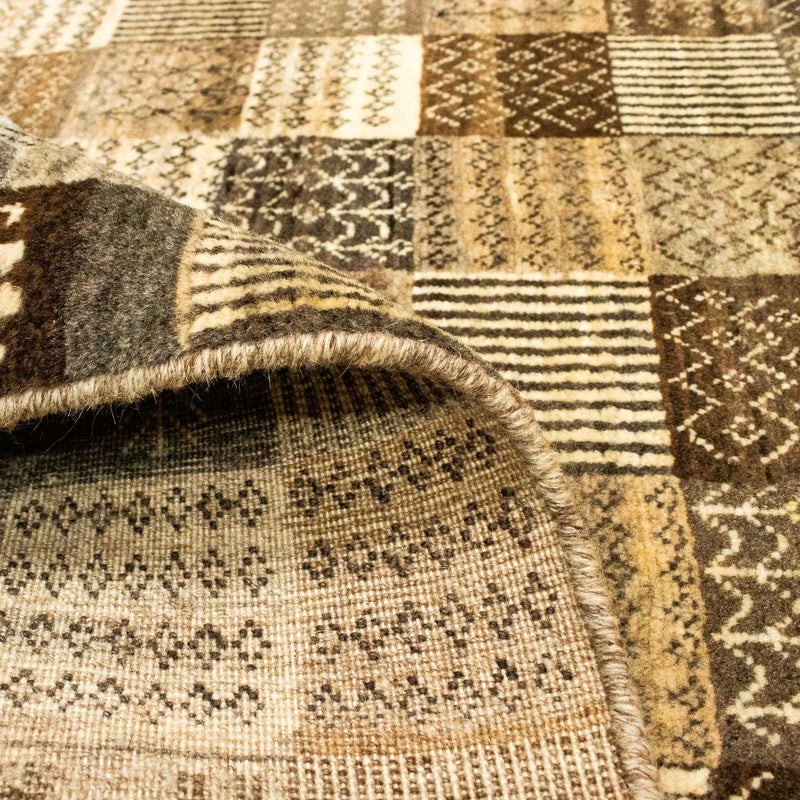Tapete Gabbeh - Loribaft Persa - 142 x 100 cm - multicolorido