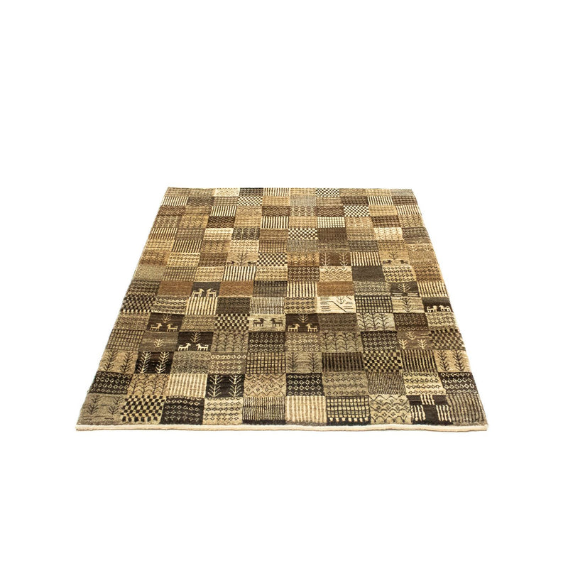 Tapete Gabbeh - Loribaft Persa - 142 x 100 cm - multicolorido