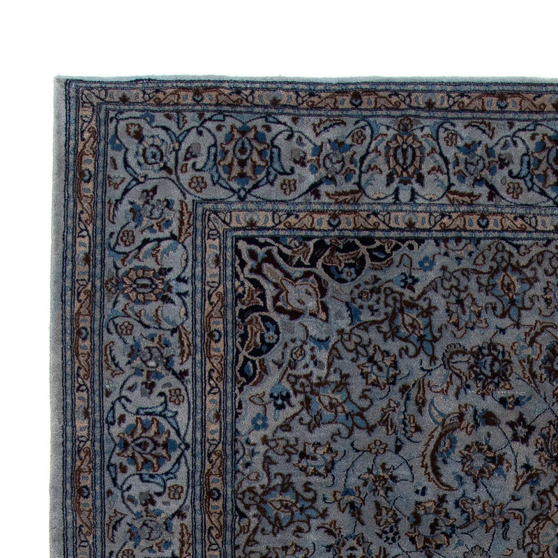 Tapete Persa - Nain - 296 x 200 cm - azul-mar