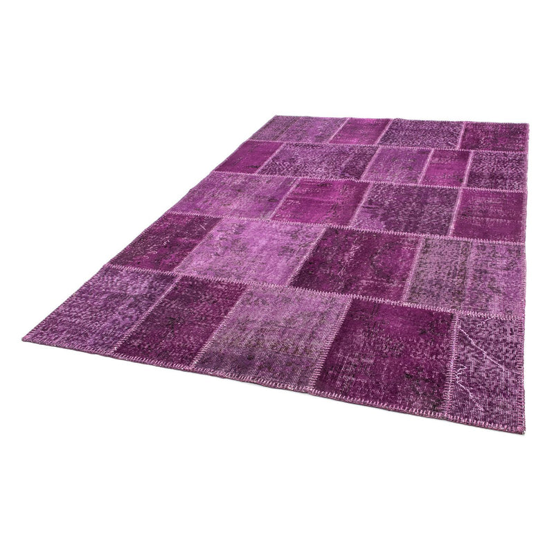 Tapete de trabalho em patchwork 240x170cm - Perserteppich Wollteppich