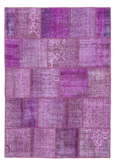 Tapete de trabalho em patchwork 170x240cm - Perserteppich Wollteppich