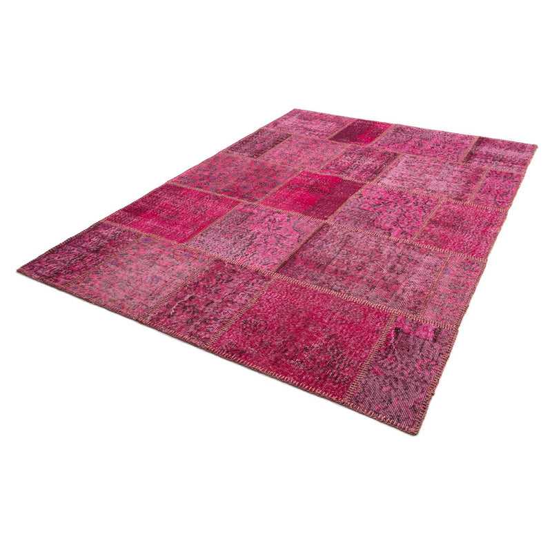 Tapete de trabalho em patchwork 240x170cm - Perserteppich Wollteppich