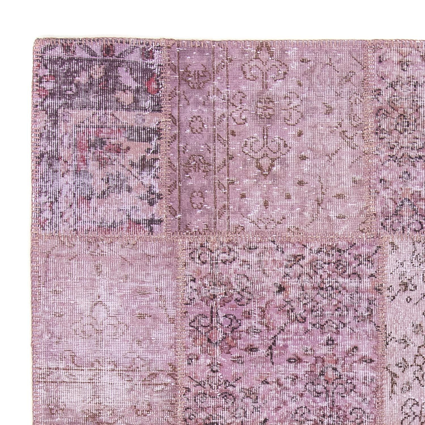 Tapete de trabalho em patchwork 240x170cm - Perserteppich Wollteppich