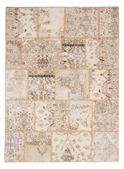 Tapete de trabalho em patchwork 170x240cm - Perserteppich Wollteppich