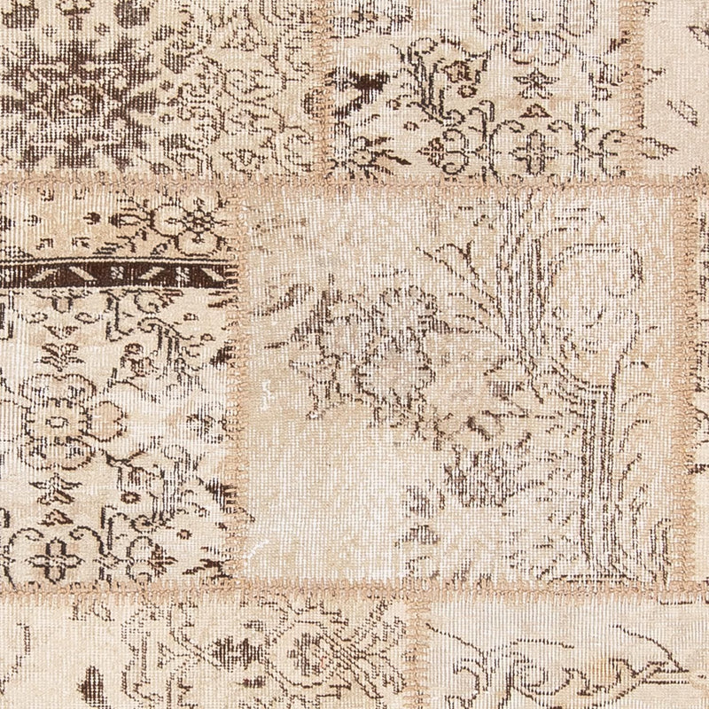 Tapete de trabalho em patchwork 240x170cm - Perserteppich Wollteppich