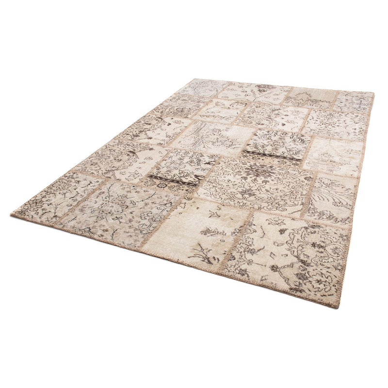 Tapete de trabalho em patchwork 240x170cm - Perserteppich Wollteppich