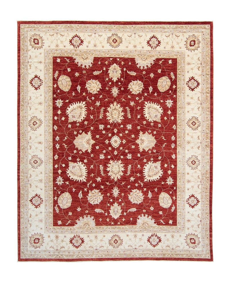 Tapete Ziegler - 298 x 240 cm - vermelho escuro