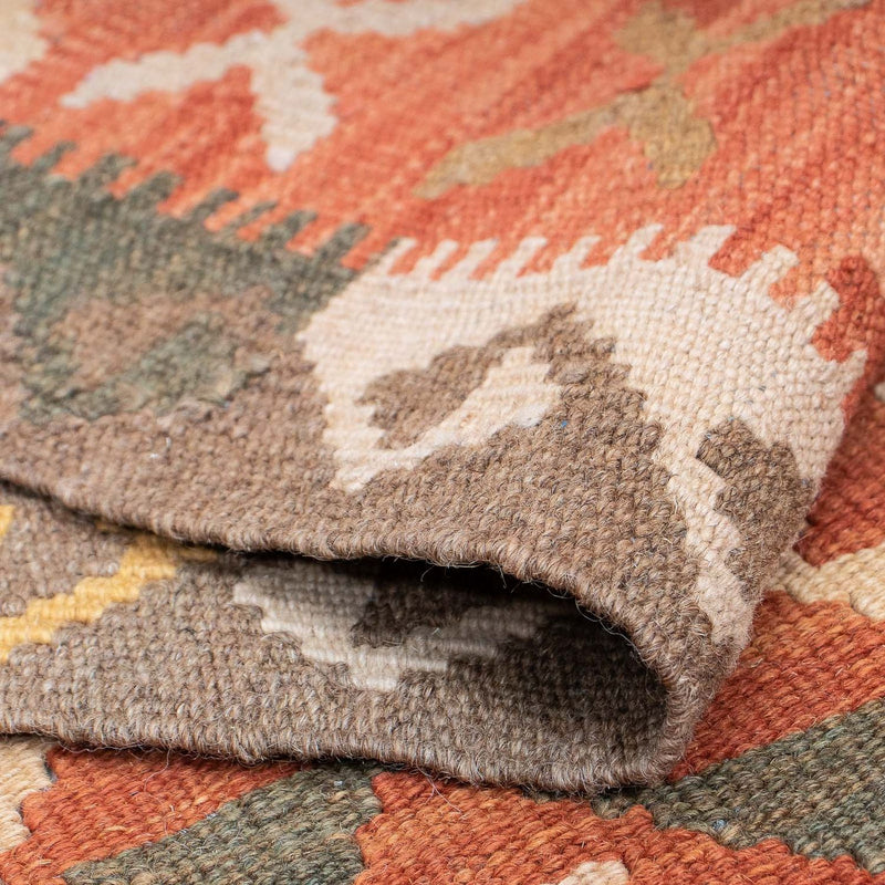 Kilim Maimana Tapete 407x91cm - Tapete de lã