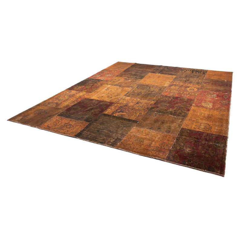 Tapete de trabalho em patchwork 296x246cm - Perserteppich Wollteppich