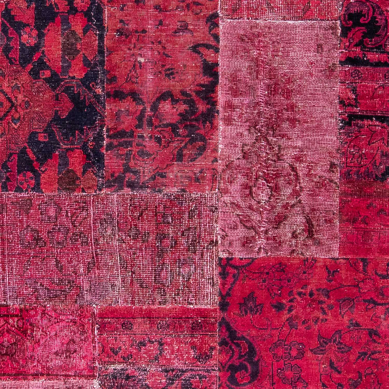 Tapete de trabalho em patchwork 269x180cm - Perserteppich Wollteppich