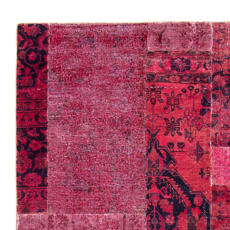 Tapete de trabalho em patchwork 269x180cm - Perserteppich Wollteppich