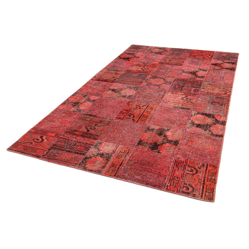 Tapete de trabalho em patchwork 144x241cm - Perserteppich Wollteppich