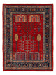 Tapete Gabbeh - Kashkuli Persa - 120 x 85 cm - vermelho