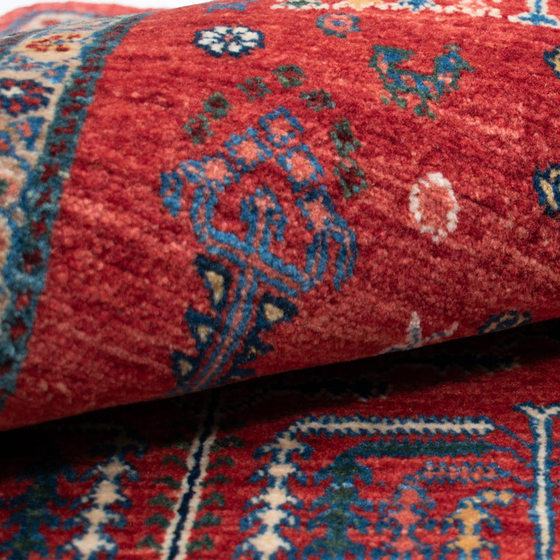 Tapete Gabbeh - Kashkuli Persa - 120 x 85 cm - vermelho