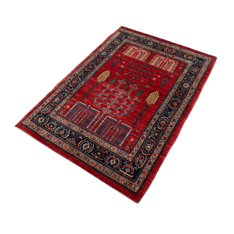 Tapete Gabbeh - Kashkuli Persa - 120 x 85 cm - vermelho