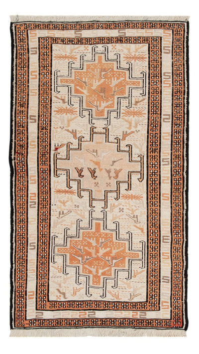 Kilim de seda Tapete 62x103cm