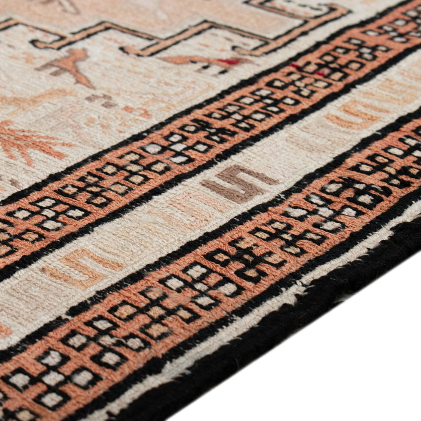 Kilim de seda Tapete 103x62cm