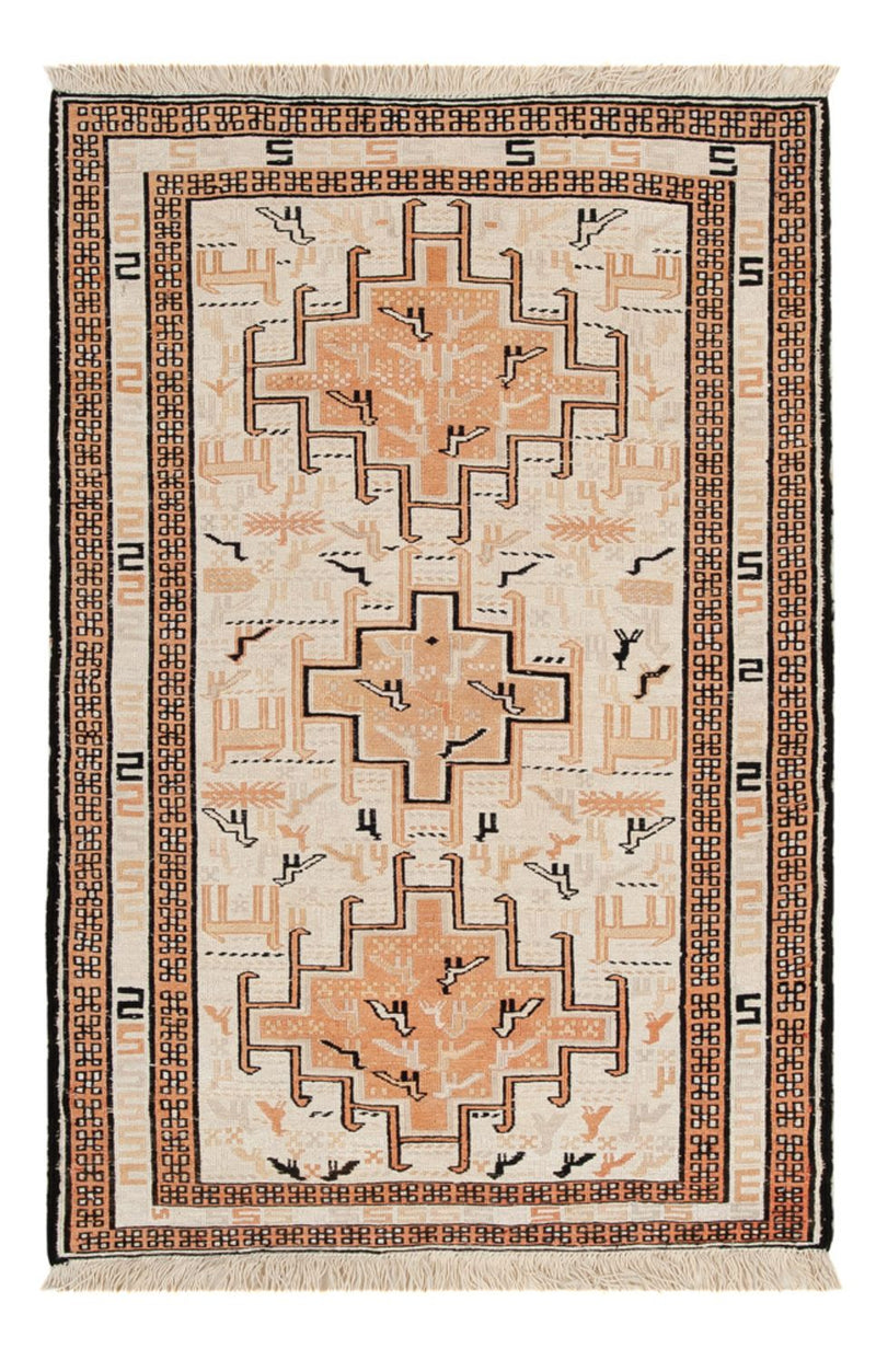 Tapete Kelim - Oriental - 101 x 65 cm - bege