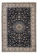 Tapete Persa - Nain - 290 x 201 cm - preto