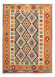 Tapete Kelim - Oriental - 210 x 149 cm - multicolorido