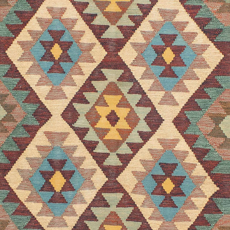 Tapete Kelim - Oriental - 210 x 149 cm - multicolorido