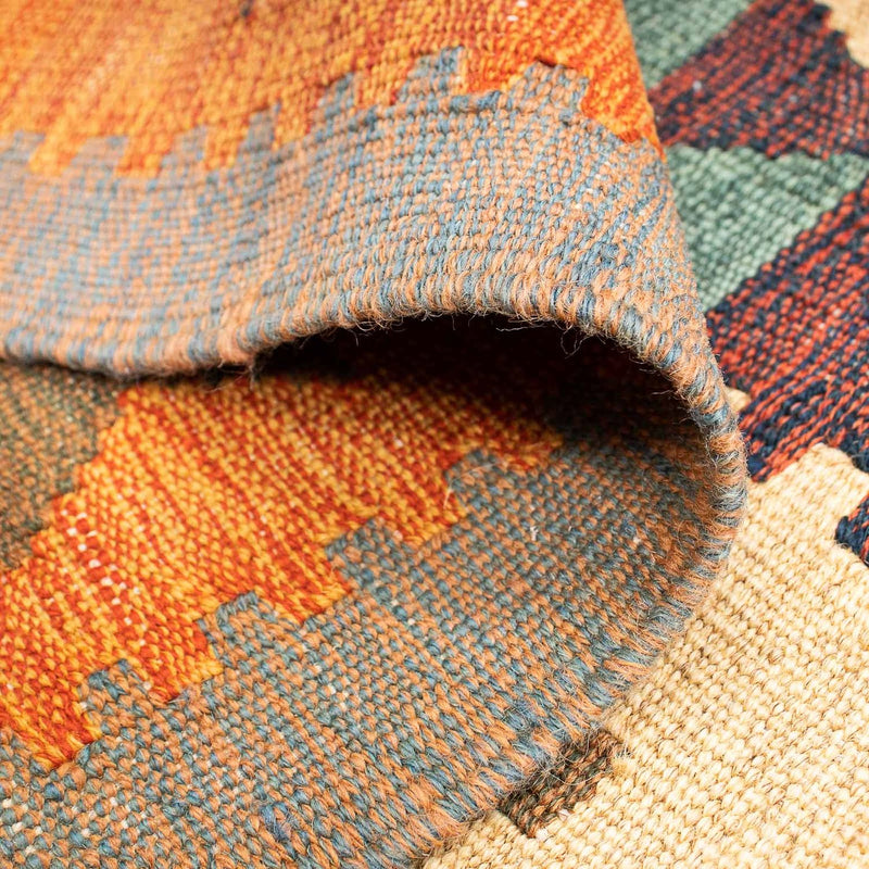 Tapete Kelim - Oriental - 210 x 149 cm - multicolorido