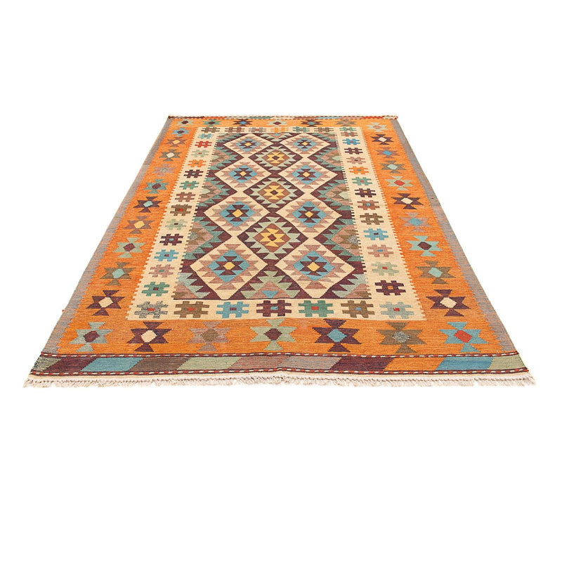 Tapete Kelim - Oriental - 210 x 149 cm - multicolorido