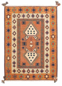 Tapete Kelim - Oriental - 200 x 144 cm - castanho – product image
