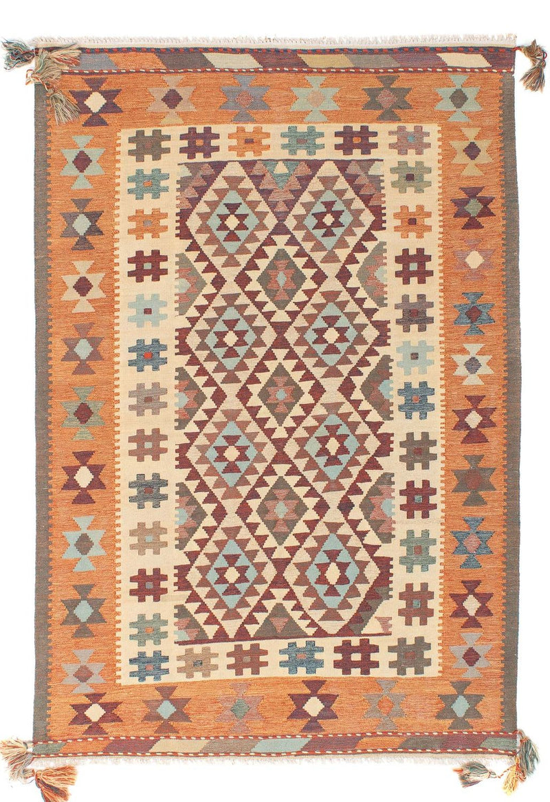 Kilim moderno Tapete 203x146cm - Tapete de lã