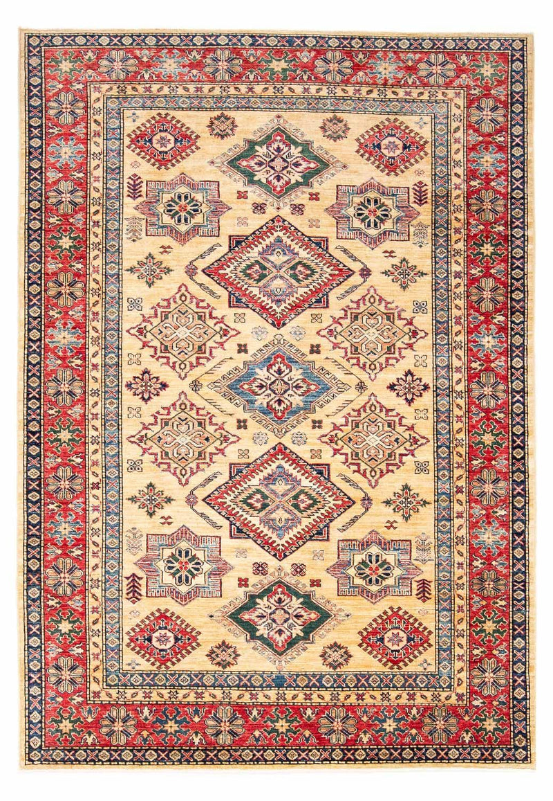 Tapete Ziegler - Kazak - 245 x 174 cm - castanho claro