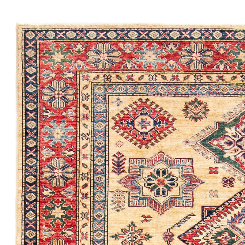 Tapete Ziegler - Kazak - 245 x 174 cm - castanho claro