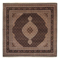 Tapete Persa - Tabriz - 252 x 251 cm - azul escuro – product image