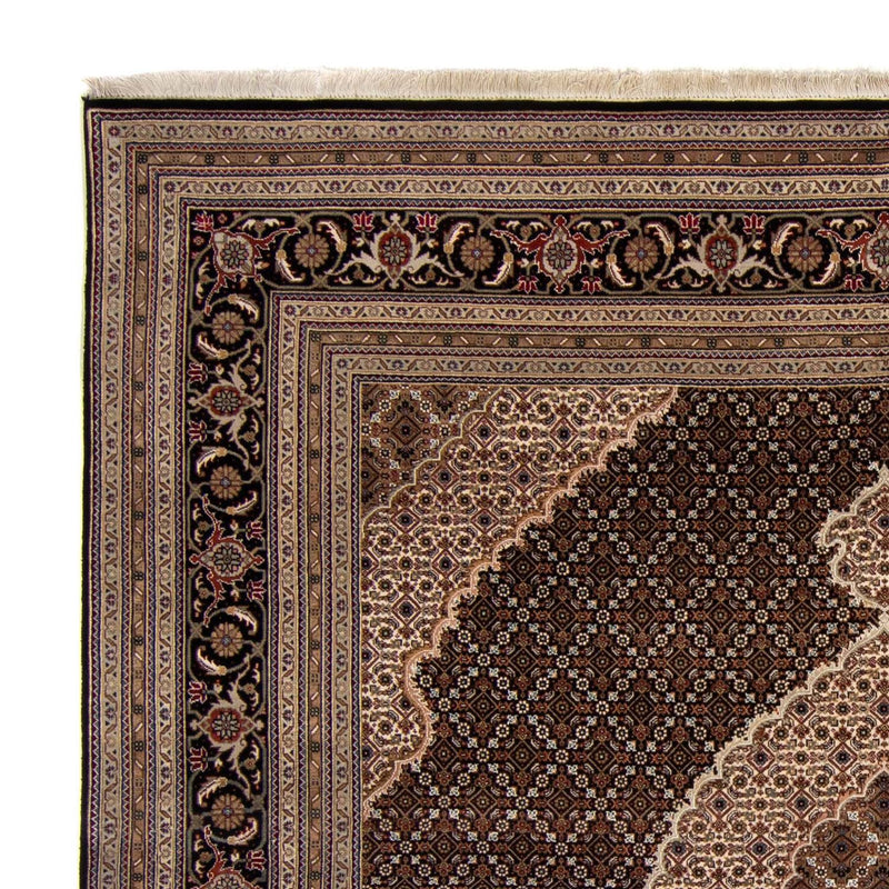 Tapete Persa - Tabriz - 252 x 251 cm - azul escuro