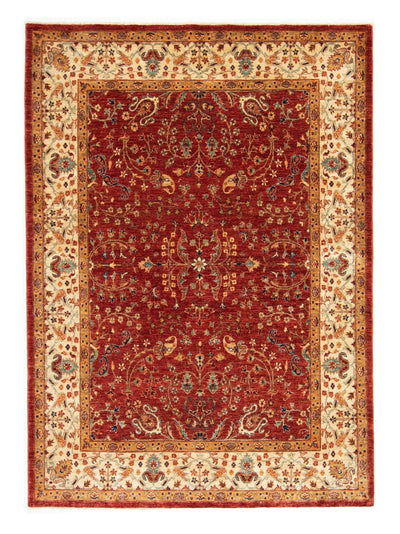 Tapete afegão 149x207cm - Tapete Oriental - vermelho