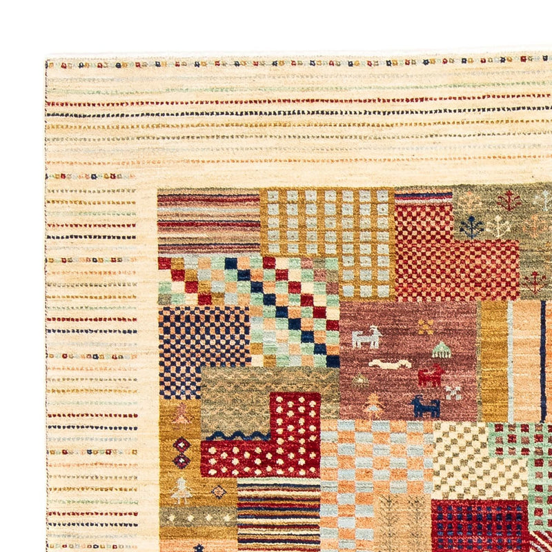 Tapete Gabbeh - Loribaft Persa - 235 x 173 cm - bege