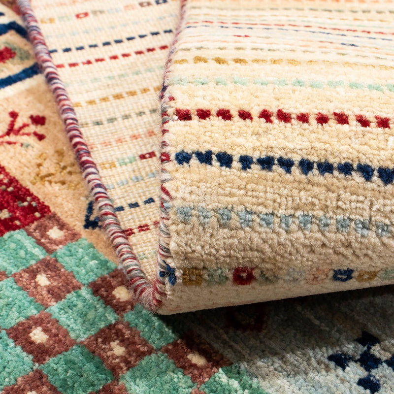Tapete Gabbeh - Loribaft Persa - 235 x 173 cm - bege
