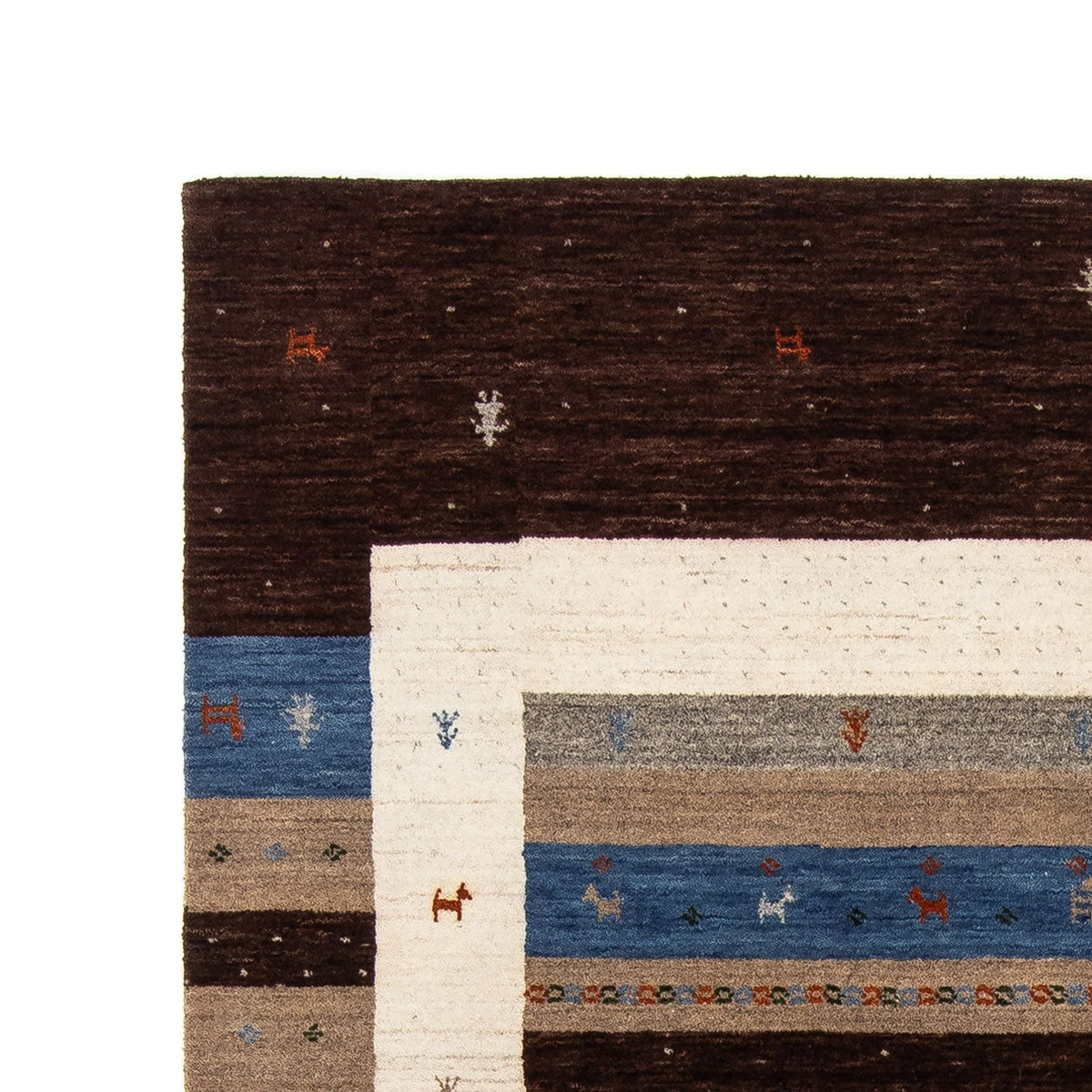 Loribaft Tapete 142x204cm - Perserteppich Wollteppich