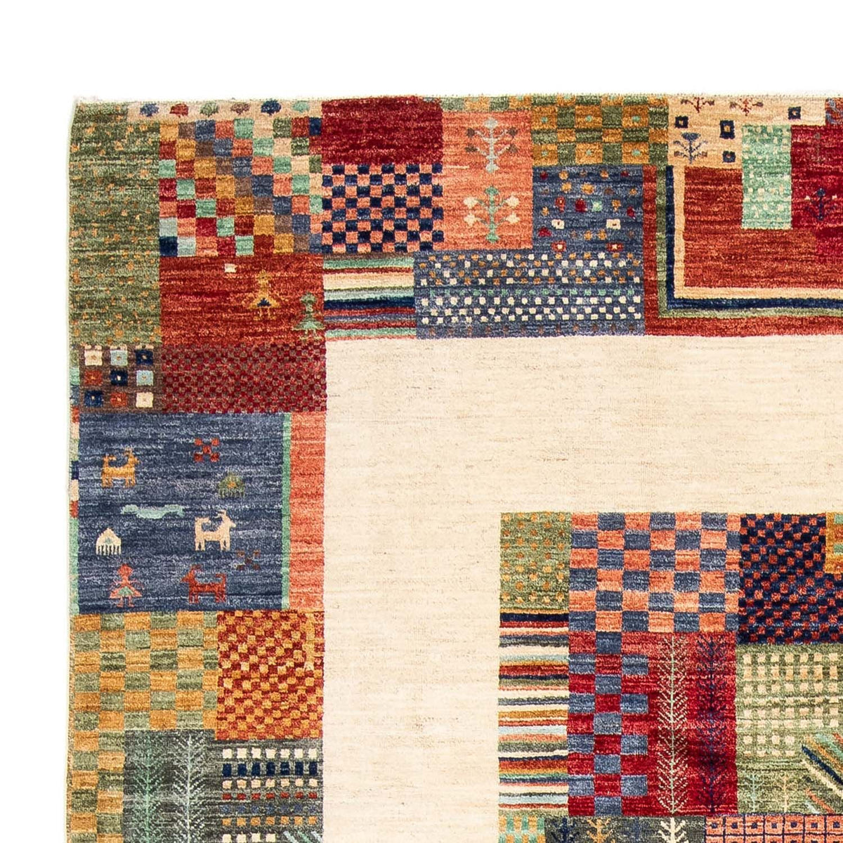Loribaft Tapete 198x291cm - Perserteppich Wollteppich