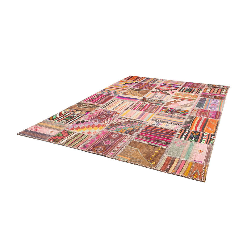 Tapete de trabalho em patchwork 300x216cm - Tapete de lã