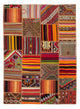 Tapete de trabalho em patchwork 237x170cm - Tapete de lã