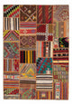Tapete de trabalho em patchwork 170x240cm - Tapete de lã