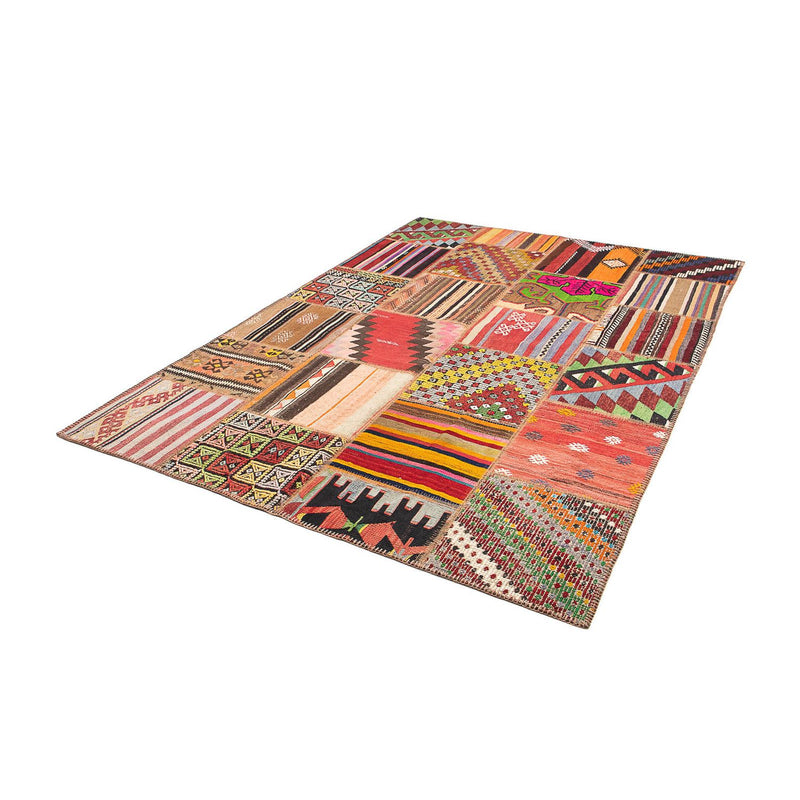 Tapete de trabalho em patchwork 170x240cm - Tapete de lã