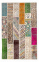 Tapete de trabalho em patchwork 184x120cm - Tapete de lã