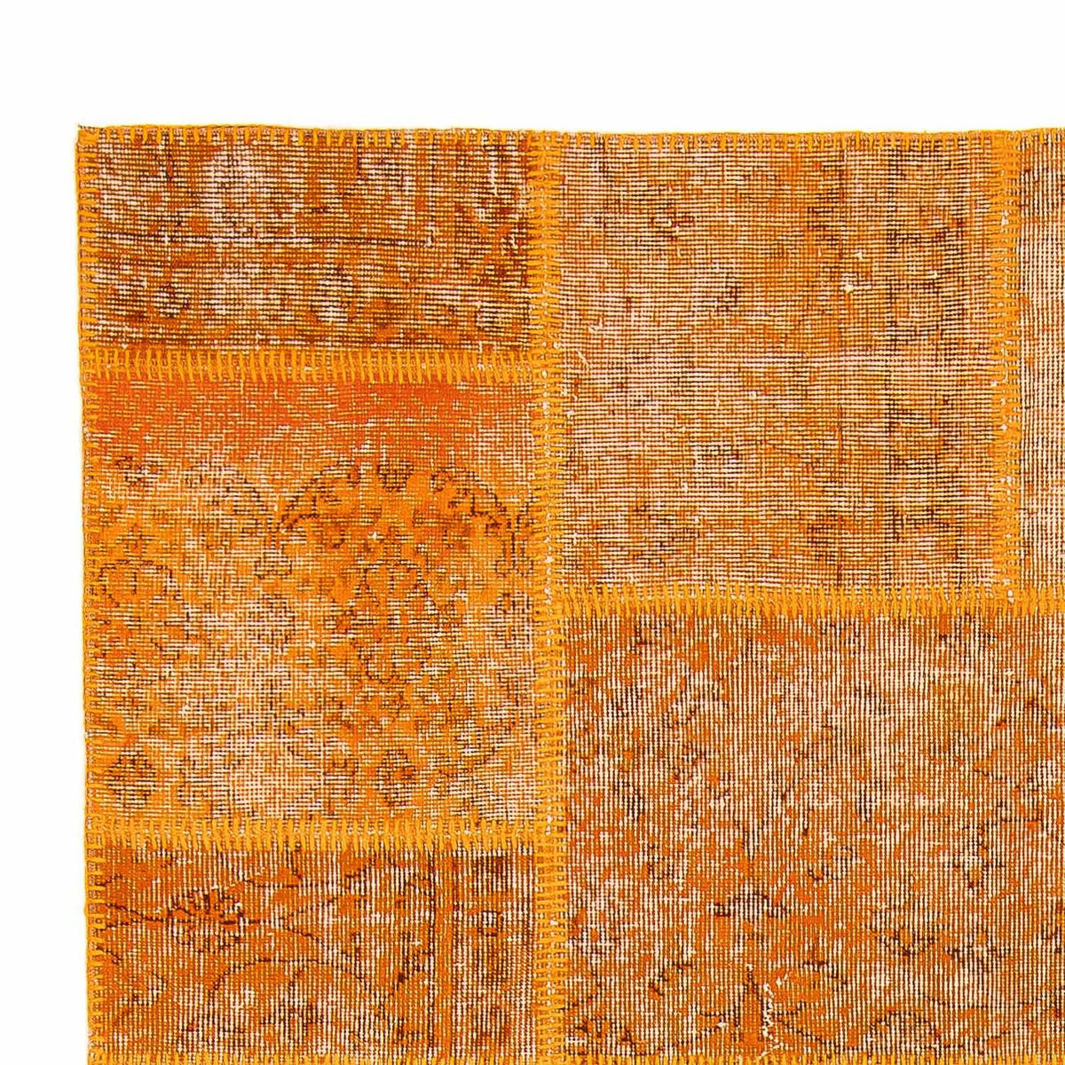 Tapete de trabalho em patchwork 172x244cm - Tapete de lã