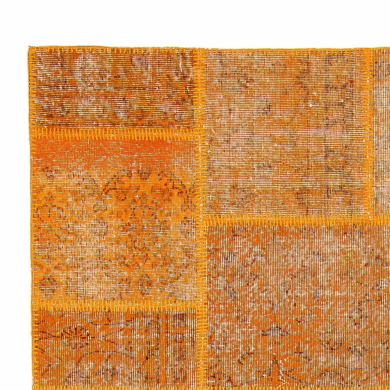 Tapete de trabalho em patchwork 172x244cm - Tapete de lã