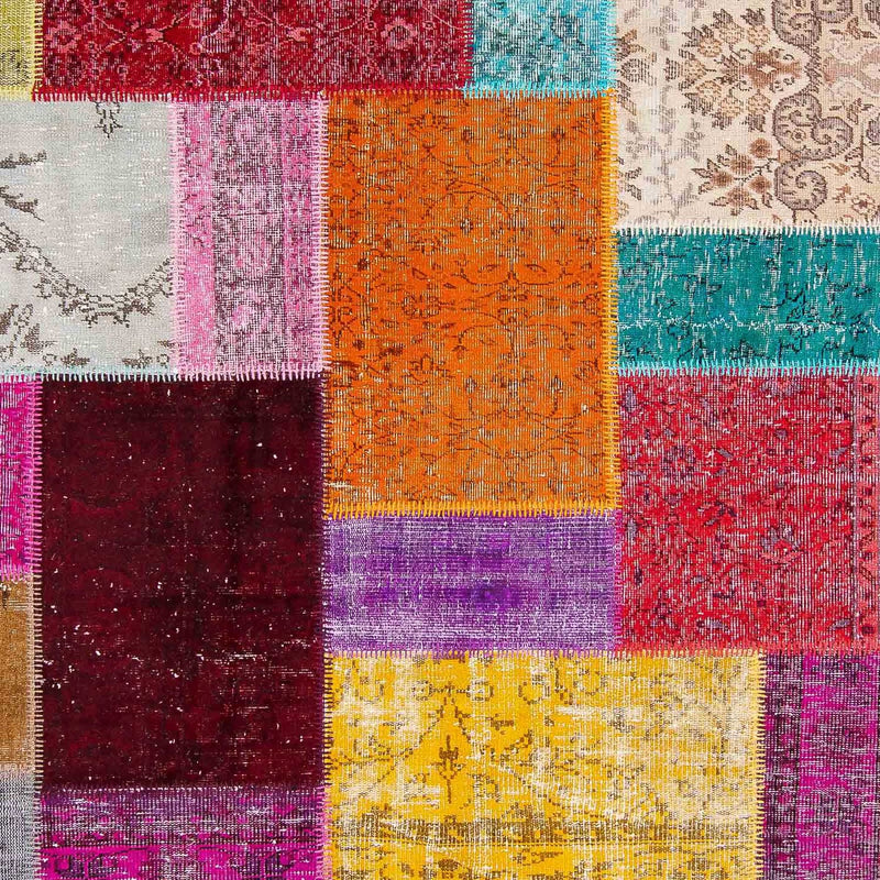 Tapete de trabalho em patchwork 300x200cm - Tapete de lã