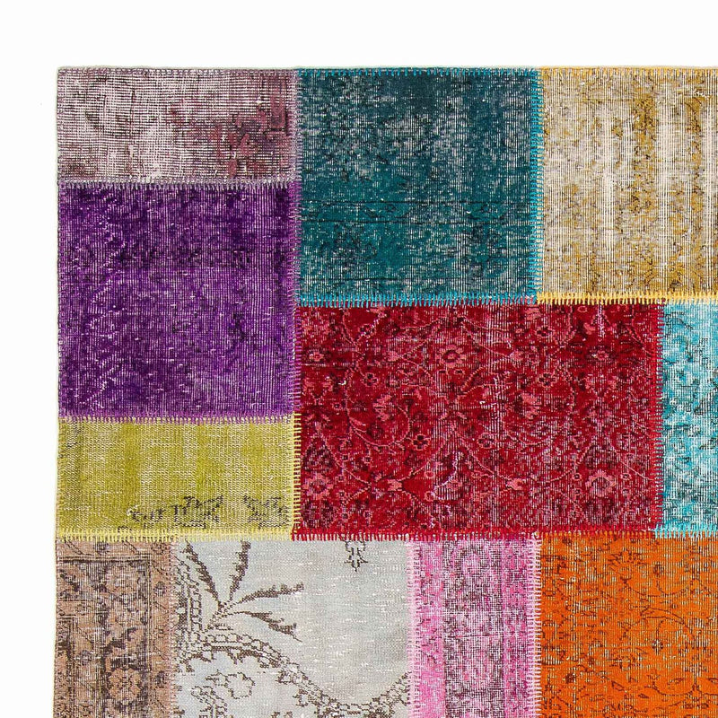 Tapete de trabalho em patchwork 300x200cm - Tapete de lã